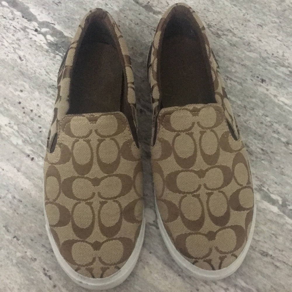 Coach slip ons